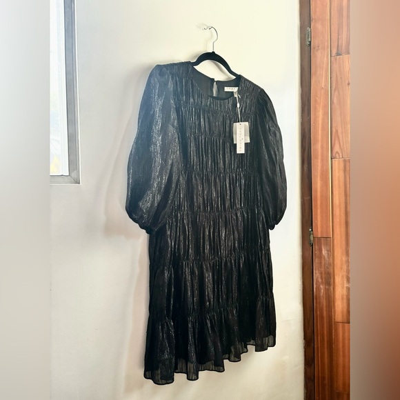 TRINA TURK | BNWT Black Silvery dress | size xs - Picture 7 of 11